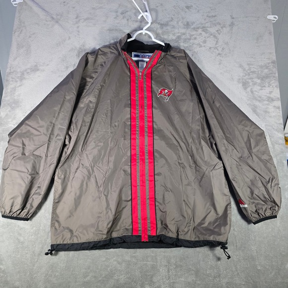 Adidas NFL Pro Line Tampa Bay Buccaneers Windbreaker Jacket 2XL - Picture 2 of 9